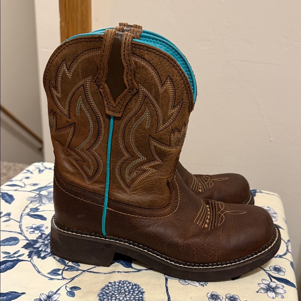Shyanne Boots Womens Size 6.5 Brown Leather Western Coastal Cowgirl Country